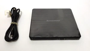 Lenovo External DVD-RW Drive Portable Optical Burner Player For Laptop PC - Afbeelding 1 van 6