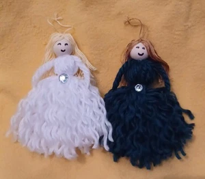 Muñecas de hilo de macramé - Juego de 2 - Imagen 1 de 3