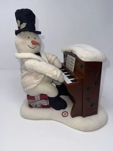 Hallmark Jingle Pals Peluche Piano Tocando Muñeco de Nieve 2005 Obras Animadas Ver Video - Imagen 1 de 6