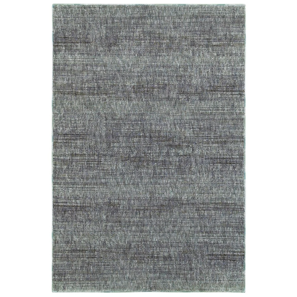 3x5 Sphinx Blue Solid Single Color Monotone Area Rug 8033J - Aprx 3' 3" x 5' 2" - Image 1 of 1