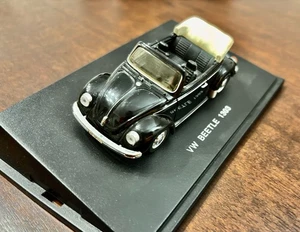 VW Beetle 1303 1/43 Cabrio Black - Jouef- NO BOX - Foto 1 di 3