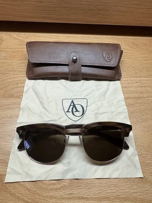 Gafas de sol American Optical Sirmont, oro chocolate 53-21-145 mm Foto 1 de 4