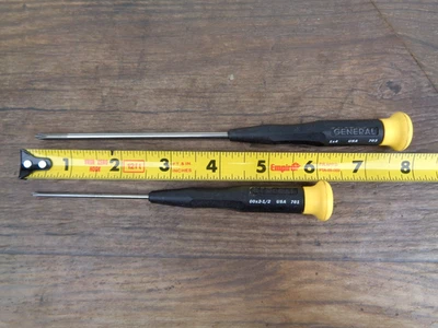 2 - General Tool Precision Phillips Screwdrivers No.701 & 703 - Image 1 of 4