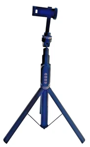 Multifunctional Tripod/Selfie Stick w/Remote, Phone Adapter, Bluetooth - Photo 1 sur 5