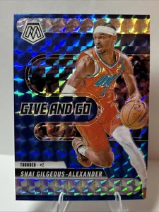 2024-25 Mosaic Shai Gilgeous-Alexander Give N Go #2 Thunder - Picture 1 of 2