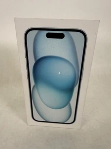 Apple iPhone 15 256GB BLue AT&T Locked AS IS NIB (MTM73LL/A + A2846) - Picture 1 of 4