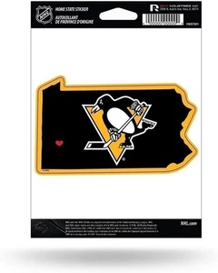 Pittsburgh Penguins 5 Inch Sticker Decal, Home State Design, Flat Vinyl, Full... - Picture 1 of 1