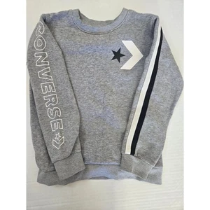Converse Sweatshirt Heather Grey Youth 6 Medium (5-6 yrs) - Picture 1 of 5