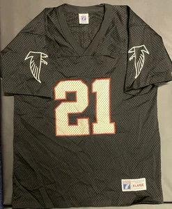 Vintage Deion Sanders Atlanta Falcons Jersey - Logo 7 - Kids XL - Picture 1 of 5