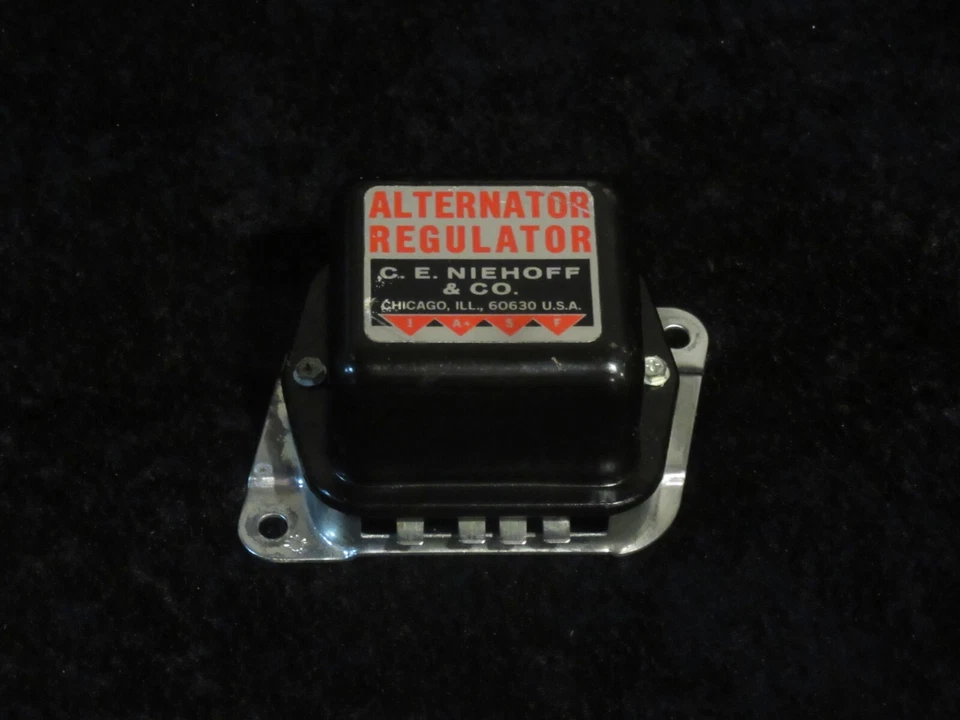 NOS 1963-1966 Ford Mercury Lincoln Niehoff 12 Volt Voltage Regulator - Image 1 of 4