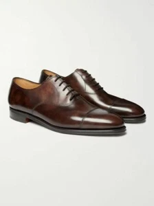 PAUL STUART HARTFORD CORDOVAN CALF Cap-Toe Leather Oxford Shoes SIZE 7.5M NIB - Picture 1 of 5