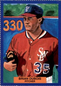 1995 Scranton/Wilkes-Barre Red Barons Dunkin' Donuts #8 Brian Dubois Card