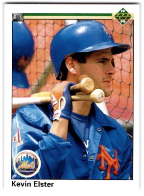 Kevin Elster 1990 Upper Deck #187 New York Mets - Image 1 of 2