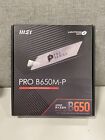 MSI PRO B650M-P ProSeries Motherboard (AMD AM5, mATX, DDR5, PCIe 4.0, M.2, SATA
