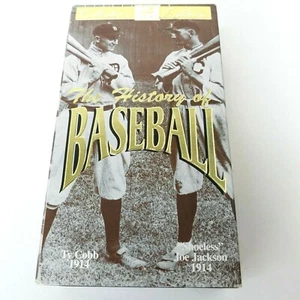 The History of Baseball (VHS 1994 Collector's Edition) Ty Cobb 2 Tapes - Picture 1 of 5