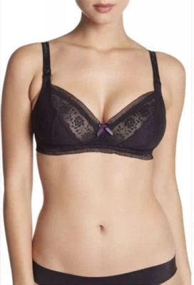Sujetador de lactancia Bravado Design 131 Sublime negro/púrpura talla 34 F/G Foto 1 de 4
