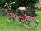 Halfords Vintage Foldable Bike FreeWheeler - 16inch bike, Red