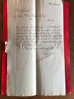altes Dokument Krasna - Zubri Mhren 1843 Kirchenbrief Manuskript Handschrift
