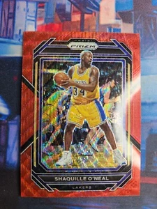 Shaquille O'Neal 2022-23 Panini Prizm 297 Red Ruby Wave Prizm SP Lakers - Picture 1 of 2