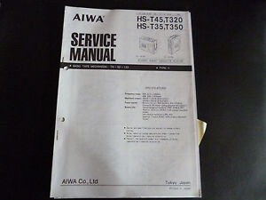 Original Service Manual  Aiwa HS--T45 T320 /350