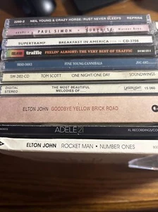 CD lot U-pick Elton John, Neil Young, Supertramp, Paul Simon, grateful Dead - Picture 1 of 2