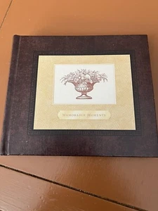 Memorable Moments by Hallmark Stories Photo Journal Album Holds 3x5 4x6 Photos - Picture 1 of 7