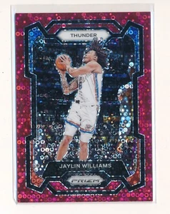 JAYLIN WILLIAMS 2023-24 PANINI PRIZM PRIZMS FAST BREAK RED 62/100 *THUNDER* - Picture 1 of 2