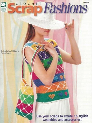 Scarp Fashions Crochet Purse Hearts & Roses Purse Edgings Slippers Necklace Book - Image 1 of 3