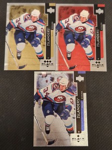 1997-98 UPPER DECK UD BLACK DIAMOND BRYAN BERARD #12 BASE RED GOLD 3 CARD LOT