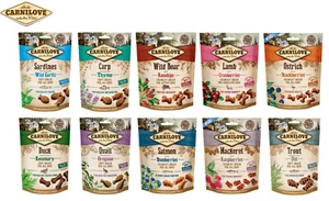 CARNILOVE GRAIN FREE DOG TREATS ALL FLAVOURS ** 3 xPACKS **