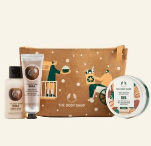 The Body Shop Shea Gift Set Shower Cream Hand Cream Body Butter Xmas Women