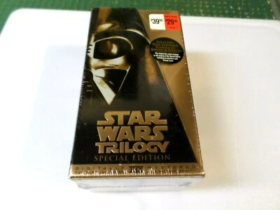STAR WARS TRILOGY: SPECIAL EDITION GOLD BOX SET - (VHS, 1997) - NEW - Image 1 of 4