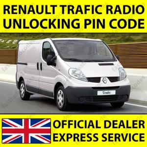 ✅RENAULT TRAFIC CAR RADIO NAVIGATION UNLOCKING PIN CODE FOR ALL MODELS✅ - Picture 1 of 6