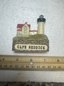 Lefton Hist. American Lighthouse Collection CAPE NEDDICK YORK MAINE Magnet - Picture 1 of 5