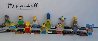 Lego The Simpsons Series 1 & 2 Minifigures 71005 & 71009 Read No Repeat Figures - Image 1 of 4