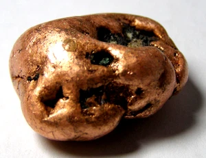NATIVE COPPER NUGGET - USA - 2.4 x 2.0 cms 23.35 gms #A - Picture 1 of 4