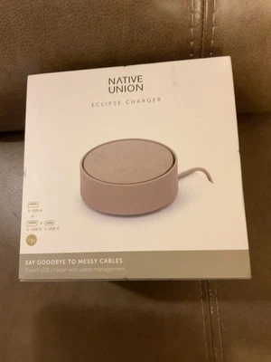 NATIVE UNION ECLIPSE CHARGING STATION - TAUPE - NEW - Image 1 of 2