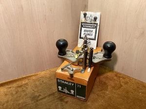 Stanley No71 Open Throat Router Complete In Original Box Excellent Condition. - Picture 1 of 12