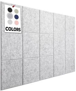 Office Cork Board, 59"x36" | 15 Pack | Large Cork Boards for Walls, Tac Board... - Picture 1 of 5