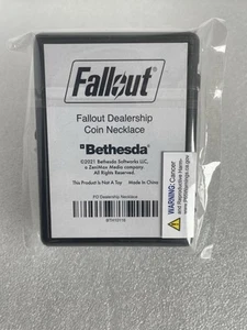 Collar de monedas Fallout concesionario Lucky 38 fichas de platino - Imagen 1 de 2