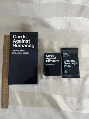 Cards Against Humanity Party Game for Horrible People + First Expansion + Season - Image 1 of 3