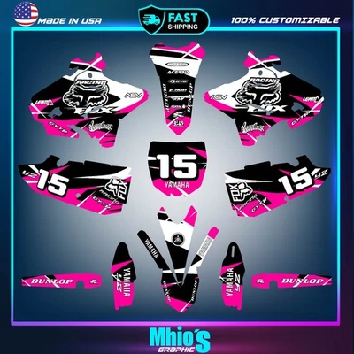 Набор графических наклеек 2015-2021 Yamaha YZ 125 250 2015 2016 2017 2018 2019 2021 - Изображение 1 из 4