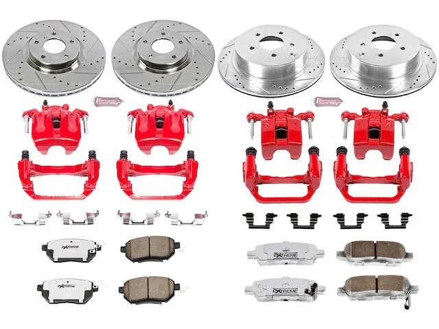 Front and Rear Brake Pad and Rotor Kit For 2006-2007 Nissan Murano KW482HM Foto 1 de 1