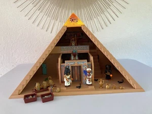 924⚜️ Playmobil- 4240 - Egyptian Pyramid with Characters + Complete Box - Picture 1 of 21