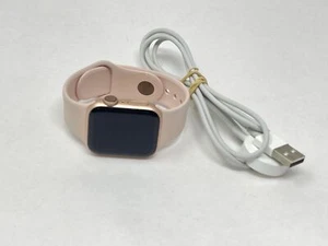 Apple Watch Series 4 40mm Gold Aluminum Case Pink Sand Sport Band GPS A1977 Used - Zdjęcie 1 z 5