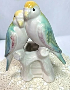 Vintage Love birds planter Parakeet birds - Picture 1 of 4