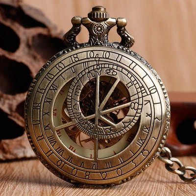 Vintage Prague Constellation Compass Mechanical Hand-winding Copper Pocket Watch - Image 1 of 4