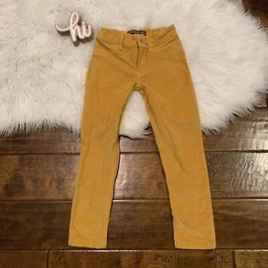 Mustard Pie Pants Girls Corduroy Pants Yellow Mustard Gold Size 6 - Picture 1 of 8