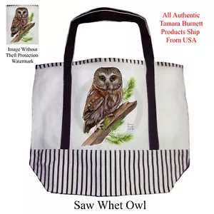 Bolso de lona - Saw Whet Owl - Imagen 1 de 1