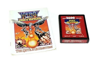 YARS REVENGE (Atari 2600, 1981) Comic, Red Label, Tested - Image 1 of 4